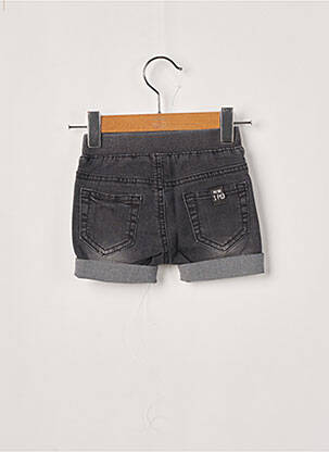 Short délavé taille élastique gris 3 POMMES garçon