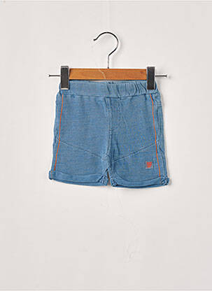 Short délavé taille élastique bleu 3 POMMES garçon