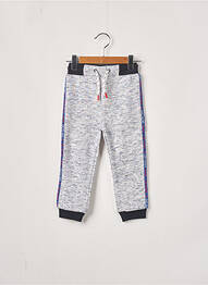 Jogging tissage chiné taille élastique bleu 3 POMMES garcon