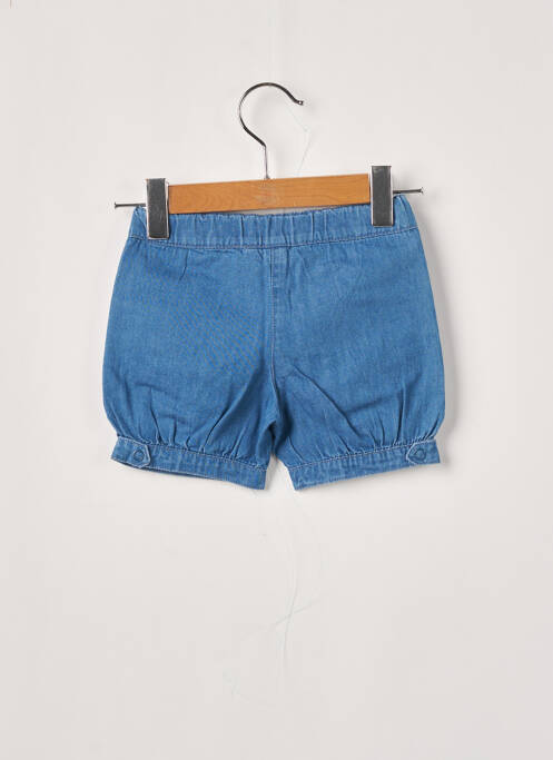 Short bleu 3 POMMES pour fille