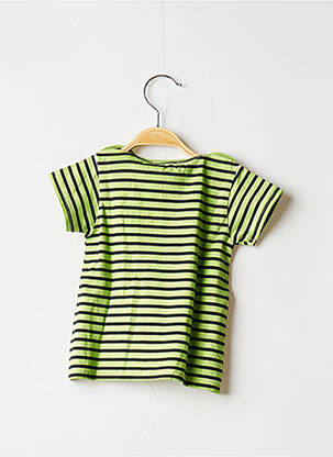 T-shirt coupe droite manches courtes vert 3 POMMES fille