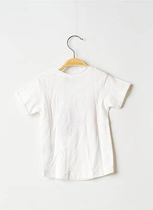 T-shirt coupe droite manches courtes blanc 3 POMMES fille