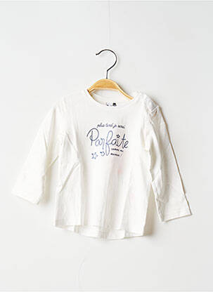 T-shirt blanc 3 POMMES pour fille