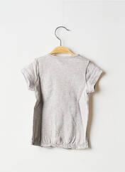 T-shirt gris 3 POMMES pour fille seconde vue