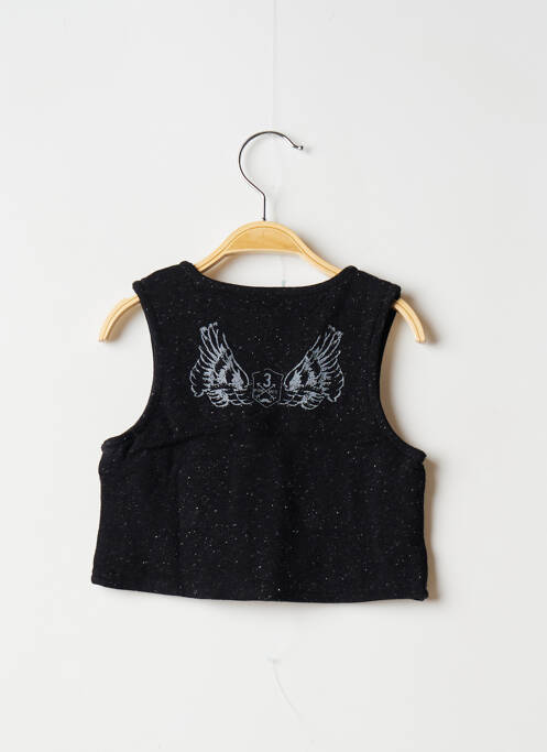 Gilet sans manche noir 3 POMMES pour garçon