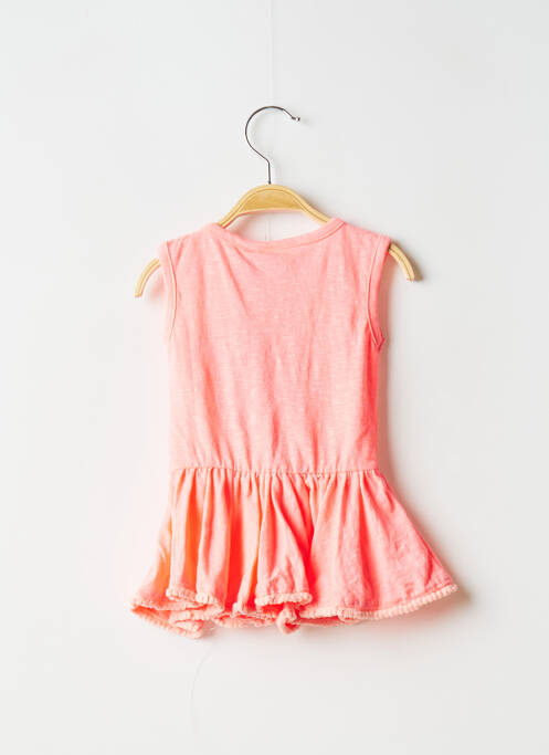 Robe mi-longue rose 3 POMMES pour fille