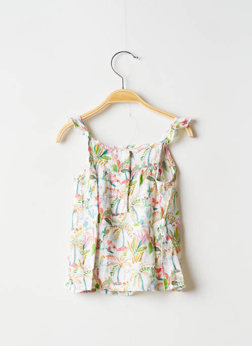 Top blanc 3 POMMES fille