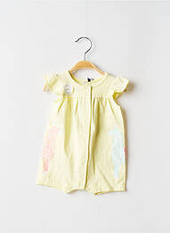Pyjama fermeture pressionnée jaune 3 POMMES fille