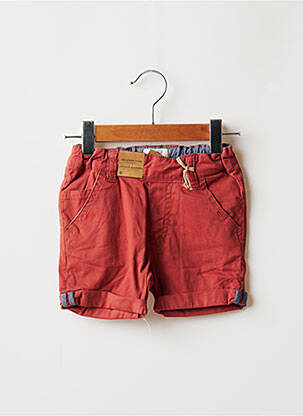 Bermuda fermeture zippée sous rabat boutonné marron TIMBERLAND garçon