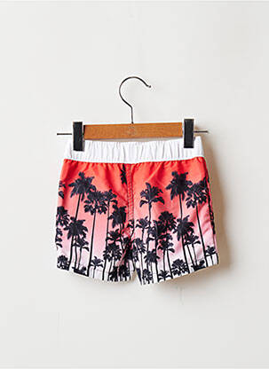 Short de bain imprimé tie and dye rouge TIMBERLAND garçon