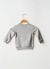 Sweat-shirt gris FRENCH TERRY pour fille seconde vue