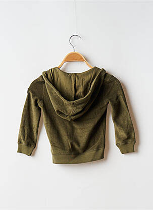 Veste casual poches vert FRENCH TERRY 1818 garçon