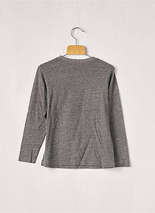T-shirt stretch manches longues gris CALIFORNIAN VINTAGE fille
