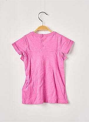 Top manches courtes manches courtes rose GUESS fille