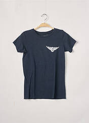 T-shirt bleu CALIFORNIAN VINTAGE pour garçon seconde vue
