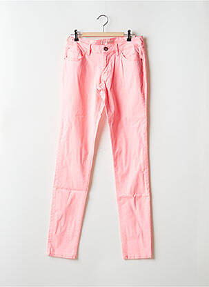 Pantalon slim stretch rose TEDDY SMITH fille