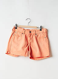 Short stretch taille ajustable orange PEPE JEANS fille