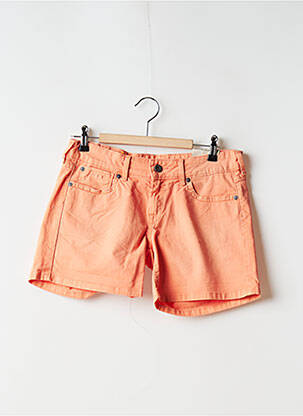 Short stretch taille ajustable orange PEPE JEANS fille