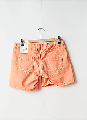 Short stretch taille ajustable orange PEPE JEANS fille
