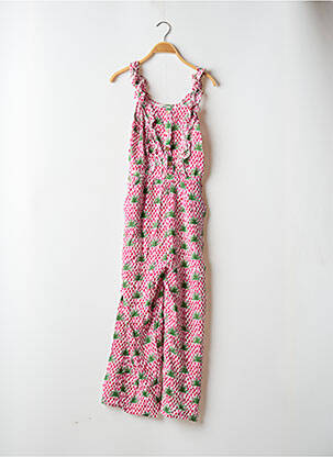 Combi-pantalon fines bretelles fines bretelles rose TEDDY SMITH fille