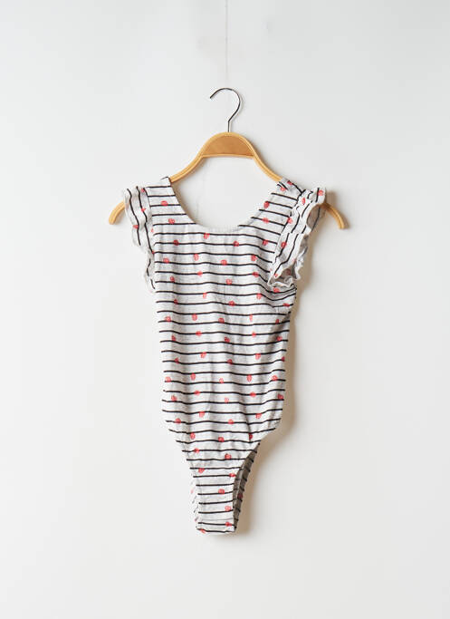 Body lingerie gris 3 POMMES pour fille