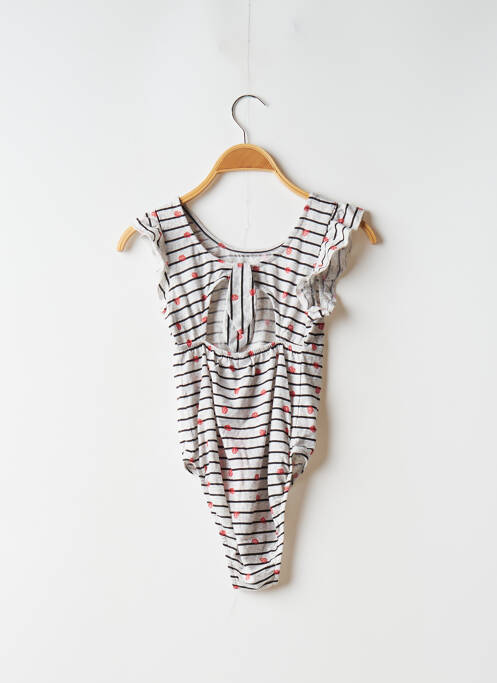 Body lingerie gris 3 POMMES pour fille