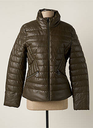 Blouson tissage matelassé marron CONCEPT K femme