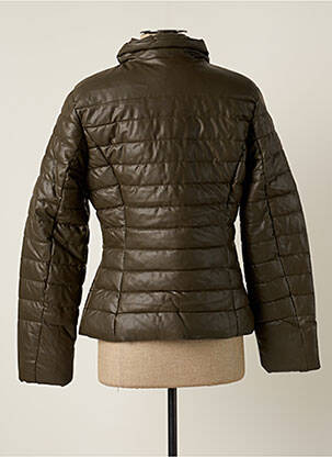 Blouson tissage matelassé marron CONCEPT K femme