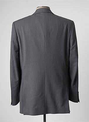 Blazer tissage chiné gris BRUNO SAINT HILAIRE homme