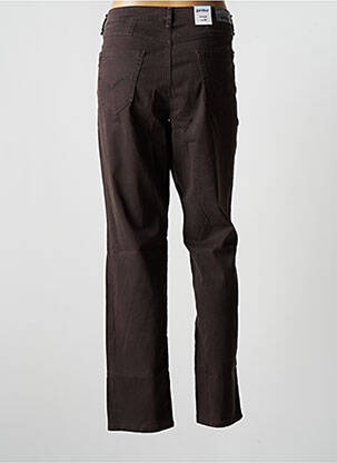 Pantalon droit stretch taille normale marron GARDEUR femme