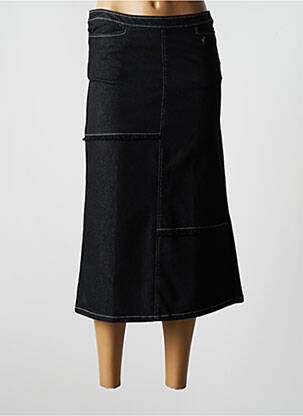 Jupe mi-longue stretch noir GENTLEMAN FARMER femme
