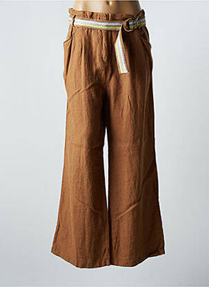 Pantalon large marron 7 SEASONS pour femme