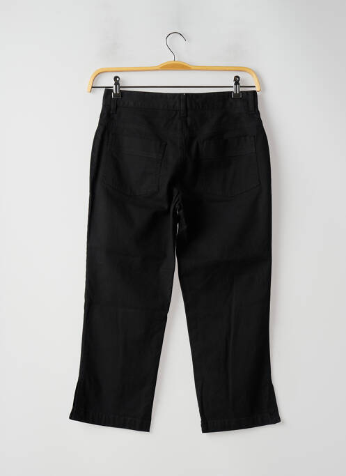 Pantacourt coupe droite taille normale noir NEW MAN femme