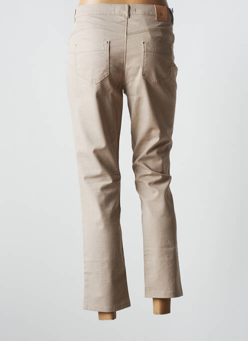 Pantalon 7/8 beige SAINT HILAIRE pour femme