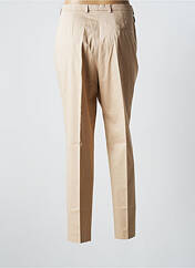 Pantalon chino beige BRUNO SAINT HILAIRE pour femme seconde vue