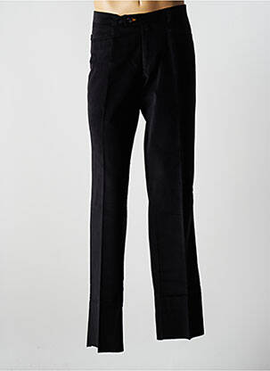 Pantalon slim tissage velours taille normale noir KAMAO homme