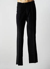 Pantalon slim fermeture zippée sous rabat boutonné taille normale noir KAMAO homme