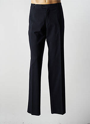 Pantalon droit tissage popeline taille normale bleu NINO LORETTI homme