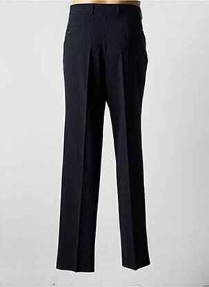 Pantalon droit tissage popeline taille normale bleu NINO LORETTI homme