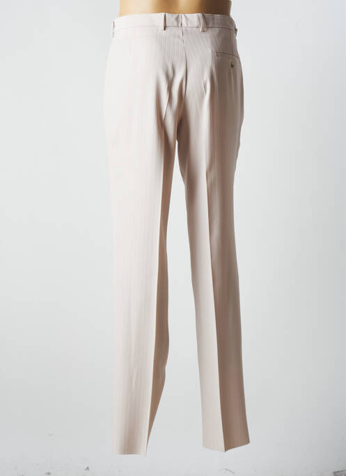 Pantalon droit beige FRANCK ELISEE pour homme