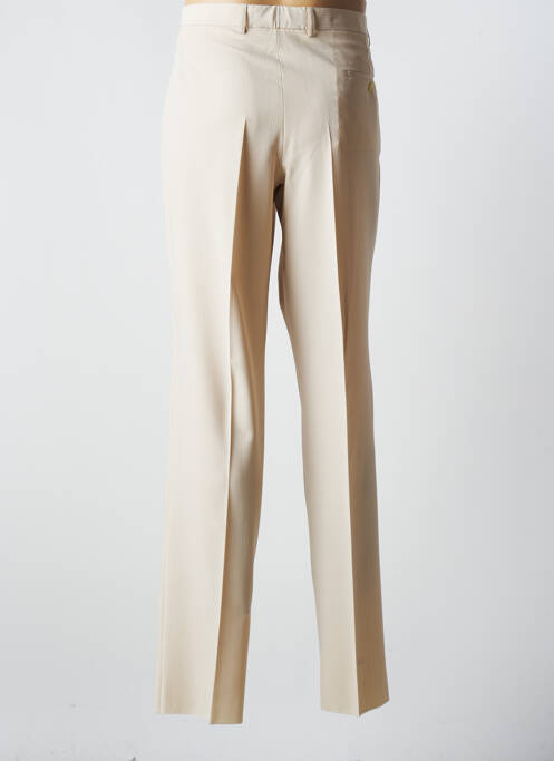 Pantalon droit beige FRANCK ELISEE pour homme
