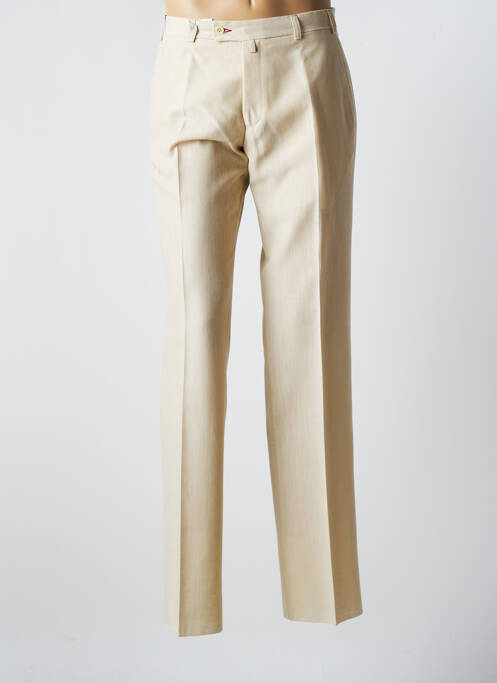 Pantalon slim beige KAMAO pour homme
