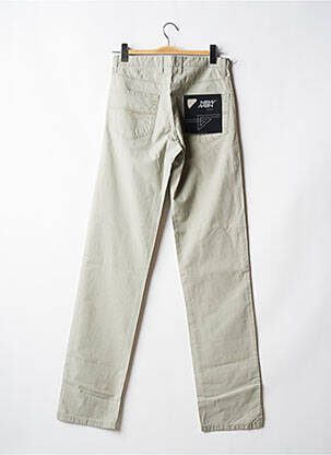 Pantalon slim tissage popeline taille normale vert NEW MAN homme