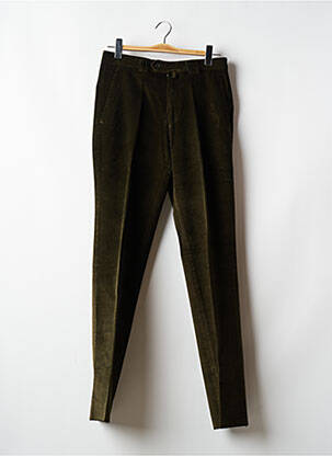 Pantalon droit stretch taille normale vert NINO LORETTI homme