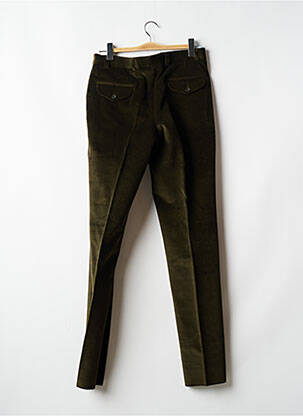 Pantalon droit stretch taille normale vert NINO LORETTI homme