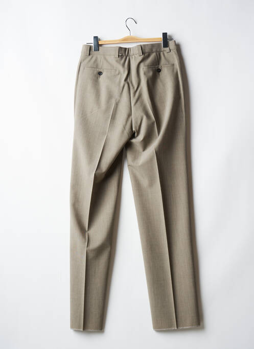 Pantalon droit gris BRUNO SAINT HILAIRE pour homme