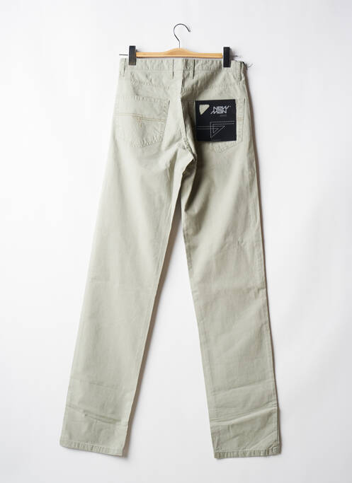 Pantalon slim vert NEW MAN pour homme