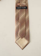 Cravate beige BRUNO SAINT HILAIRE pour homme seconde vue