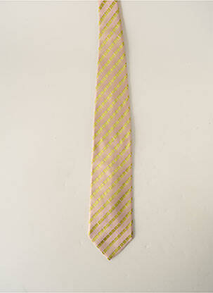 Cravate beige BRUNO SAINT HILAIRE pour homme