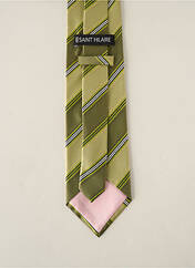 Cravate vert BRUNO SAINT HILAIRE pour homme seconde vue